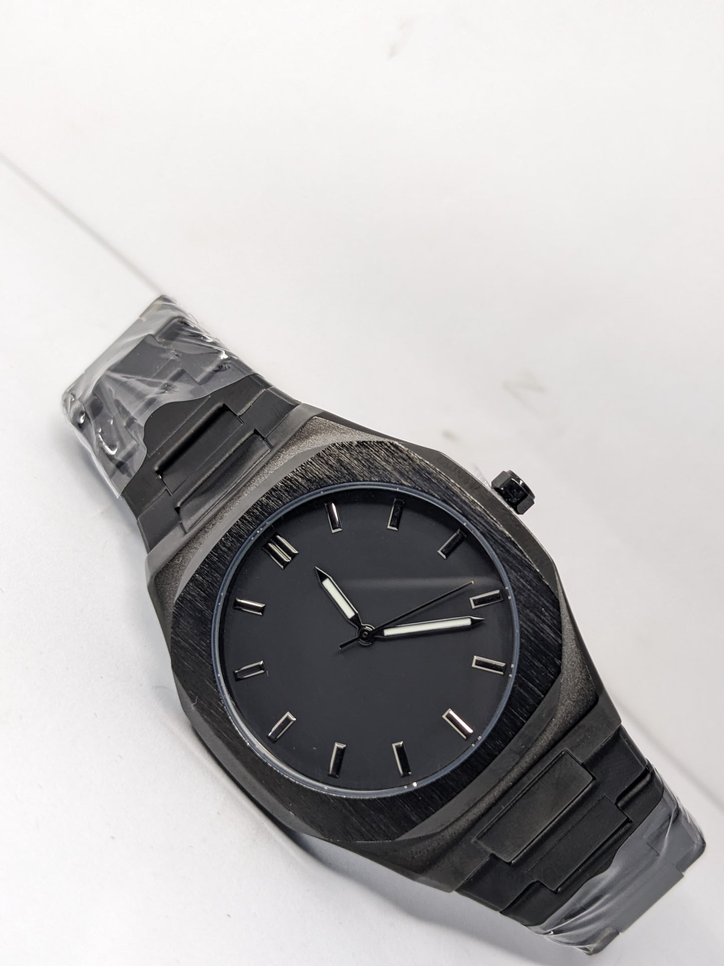 Black Aura – Men’s Signature Matte Black Stainless Steel Watch