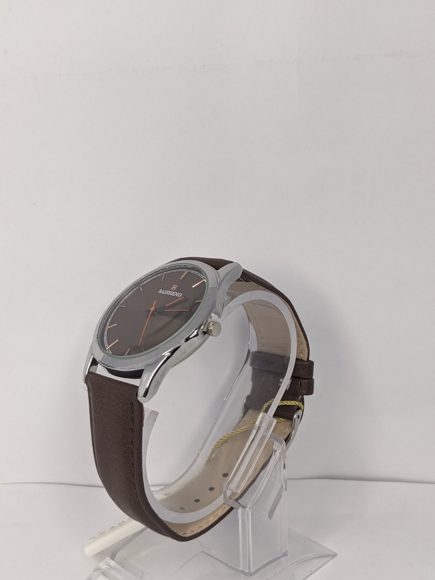 Baisheng Brown Leather Watch for Men