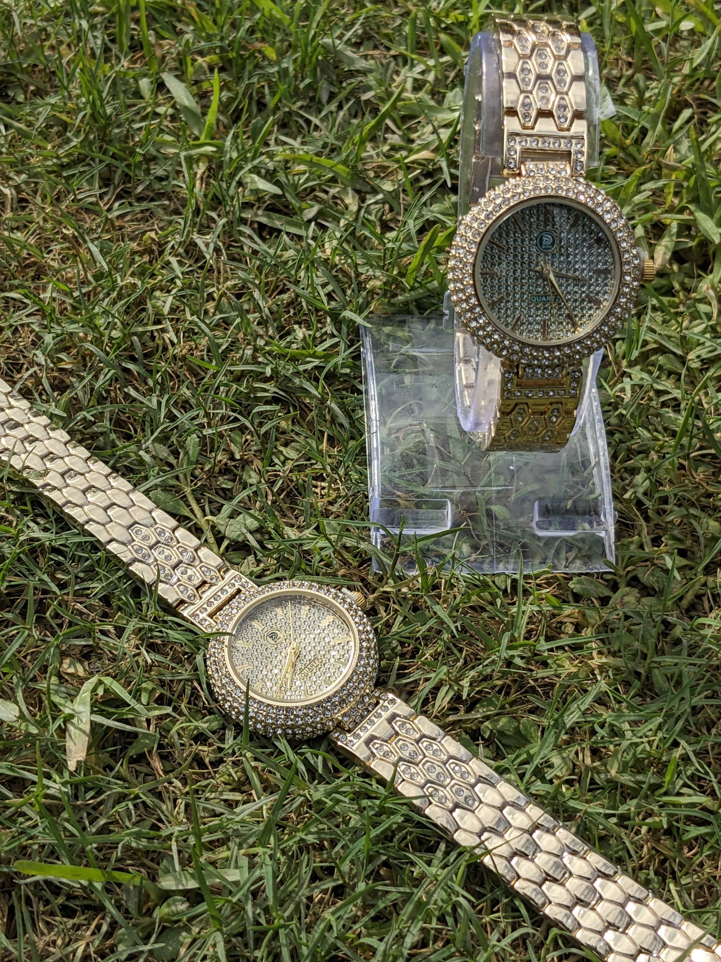 Luxury Golden Diamond-Style Women's Watch