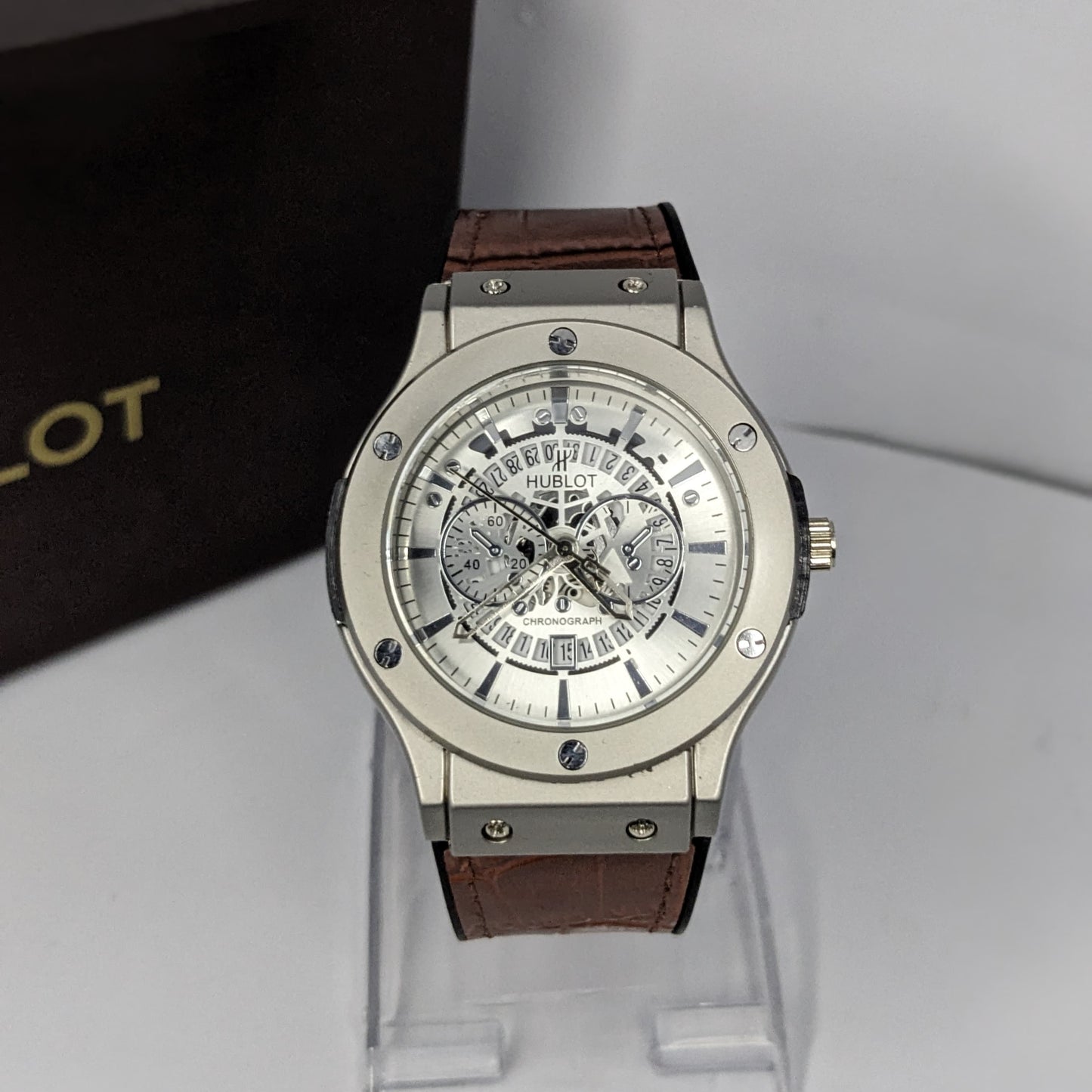 Timeless Warmth: Brown Hublot Classic Fusion