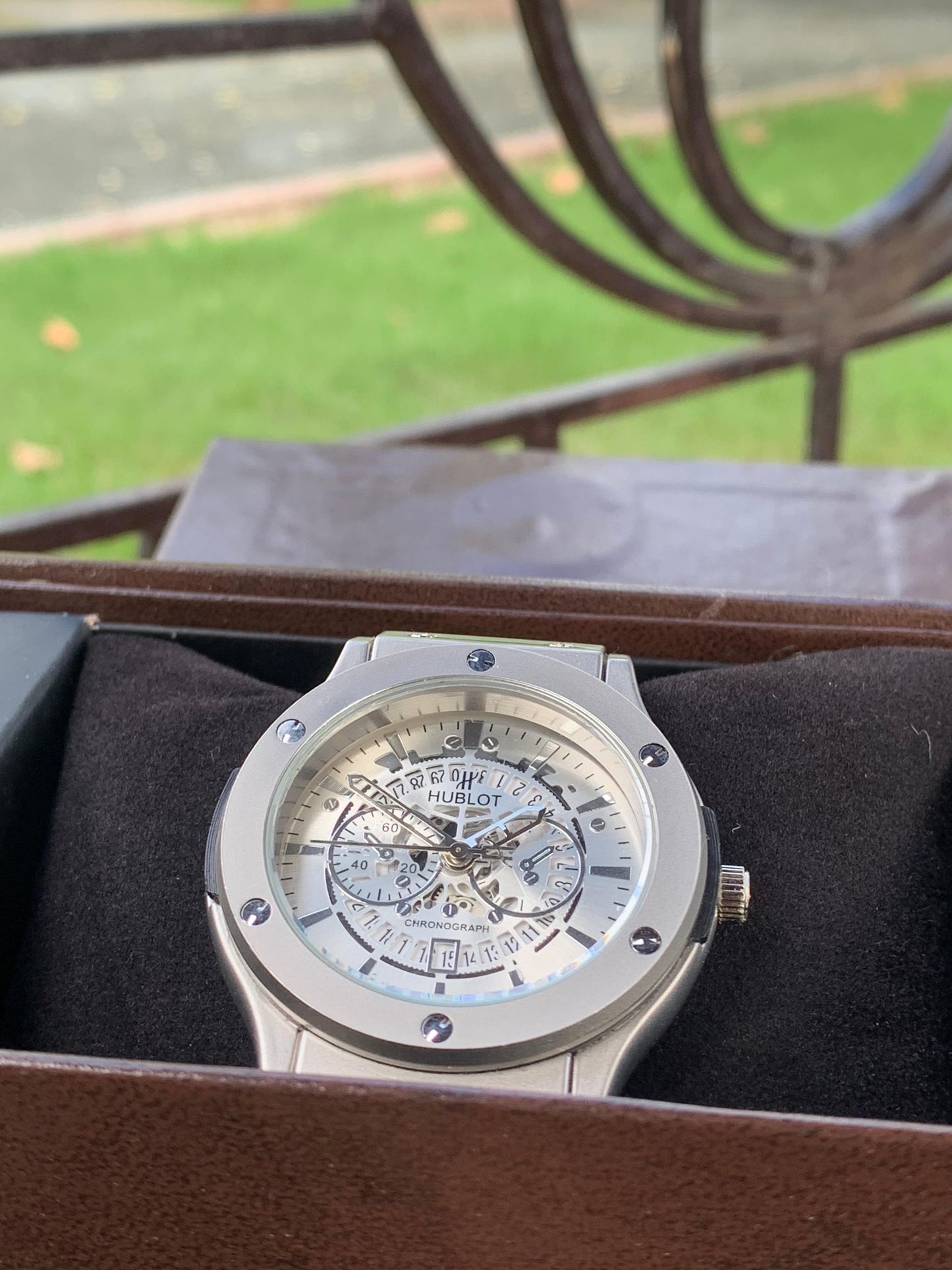 Timeless Warmth: Brown Hublot Classic Fusion