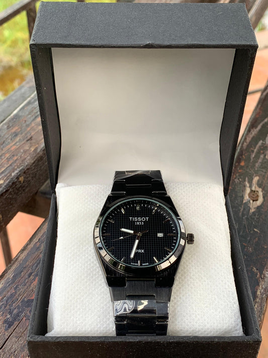 Stealth Elegance: Full Black TISSOT