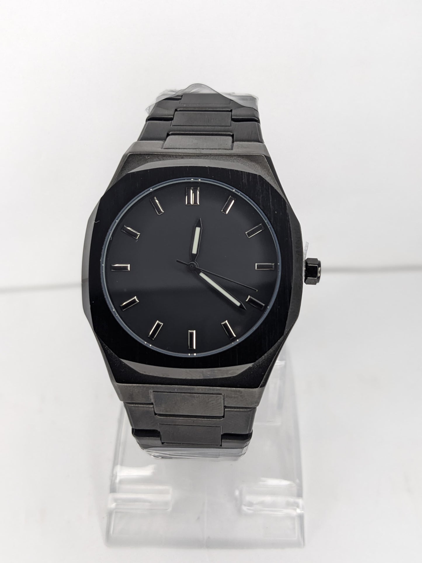 Black Aura – Men’s Signature Matte Black Stainless Steel Watch
