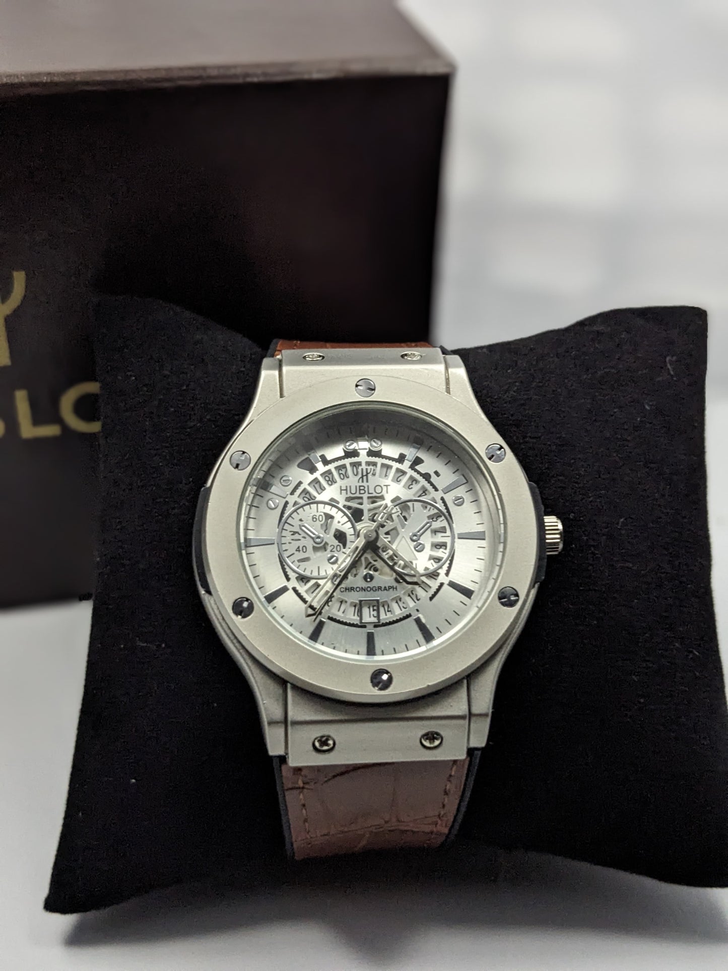 Timeless Warmth: Brown Hublot Classic Fusion
